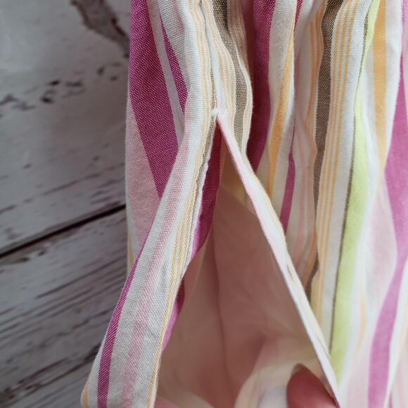 Old Navy New Women's Pink Striped Halter Pockets Romper Size Small - Picture 5 of 13